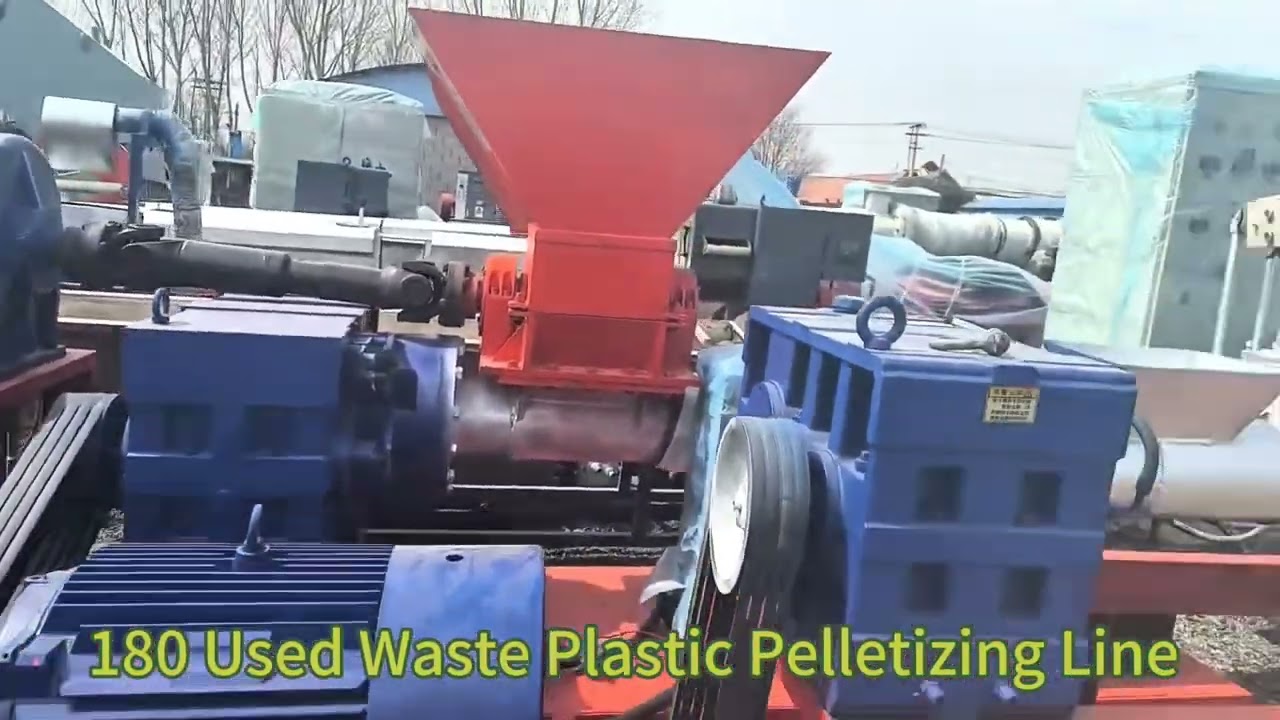 180 Used Waste Plastic Pelletizing Line 