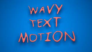 Wavy Text Animation | Geometry Nodes | Blender 5