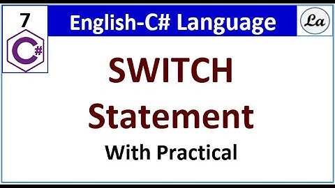 C# Switch Statement