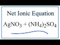 Net Ionic Equations and Spectator Ions