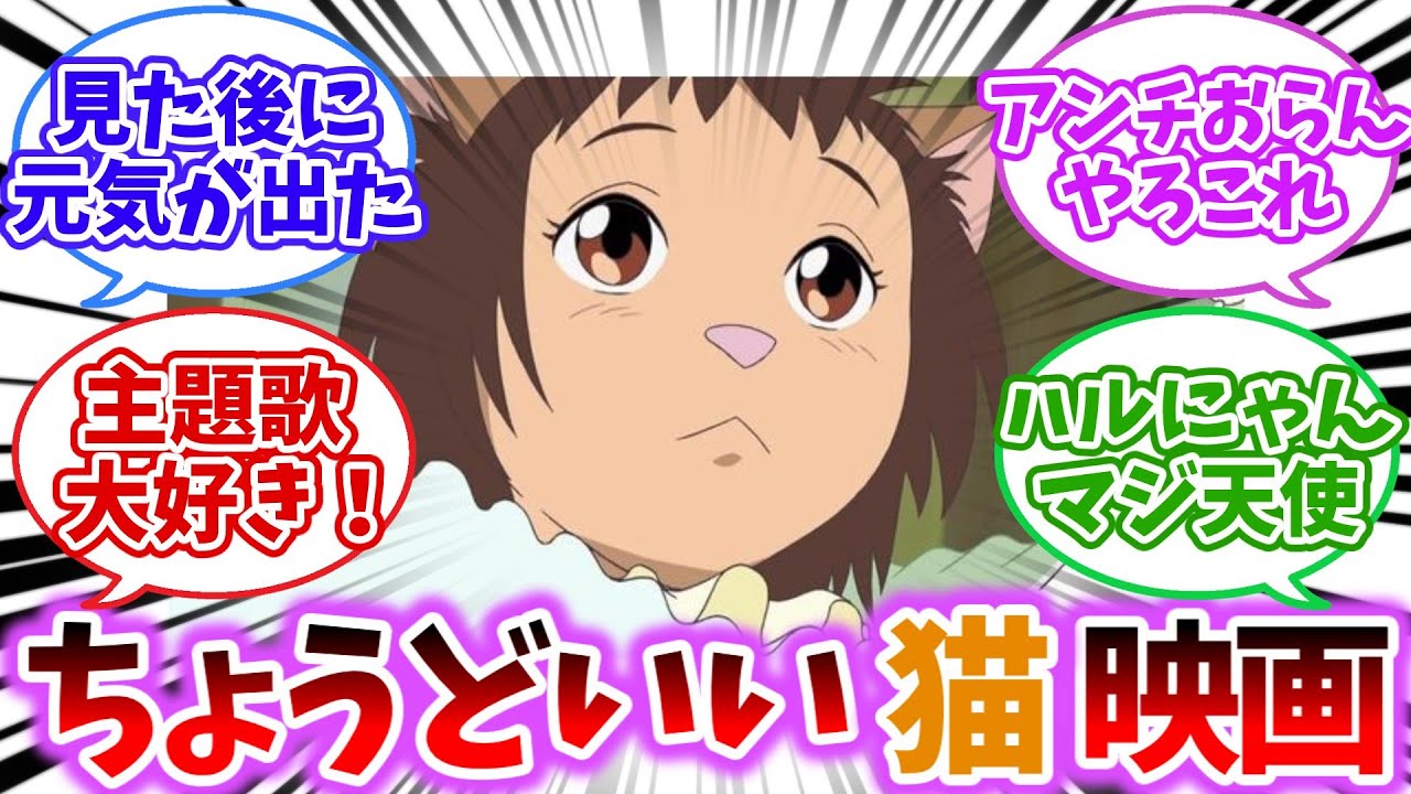 【ジブリ】猫の恩返しとかいうこういうのでいいんだよって映画【2chスレ反応集】