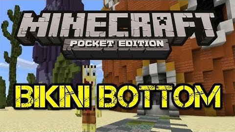 Bikini Bottom in Minecraft Pocket Edition!