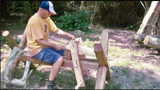 How To Build A Workbench and Shaving Horse How To Build A Workbench and Shaving Horse woodworking video educates you on the steps I took to build a primitive workbench