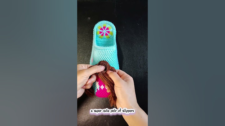 a super cute pair of slippers