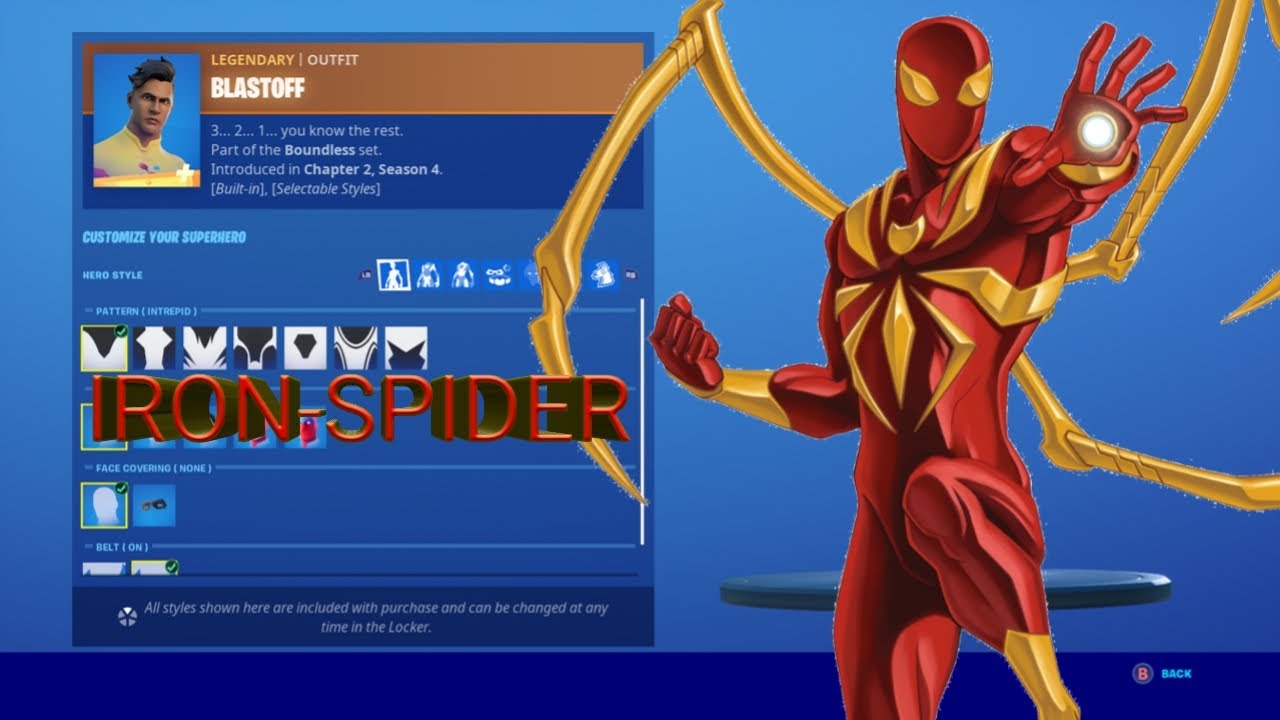 How To Make Iron Spider In Fortnite YouTube How To Make Iron Spider In Fortnite YouTube