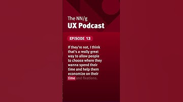 "What UX hill would you die on?" - answered by Kara Pernice on the NN/g UX podcast. #ux #podcast