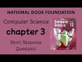computer science 12 chapter 3 short questions | national book foundation |pak bright stars academy