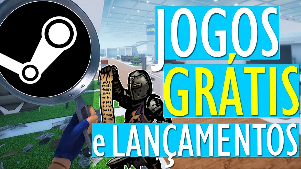 NOVOS JOGOS GRÁTIS para PC (4 JOGOS de GRAÇA para JOGAR na STEAM) e  LANÇAMENTOS da SEMANA no PC! 