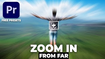 Premiere pro Zoom from far Transition - Free Preset Download