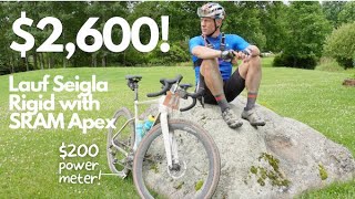 Race test: Lauf Seigla Rigid, SRAM Apex, $200 power meter at North Winds Gravel Classic