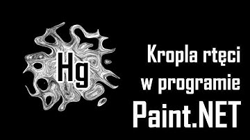 Kropla rtęci w programie Paint.NET