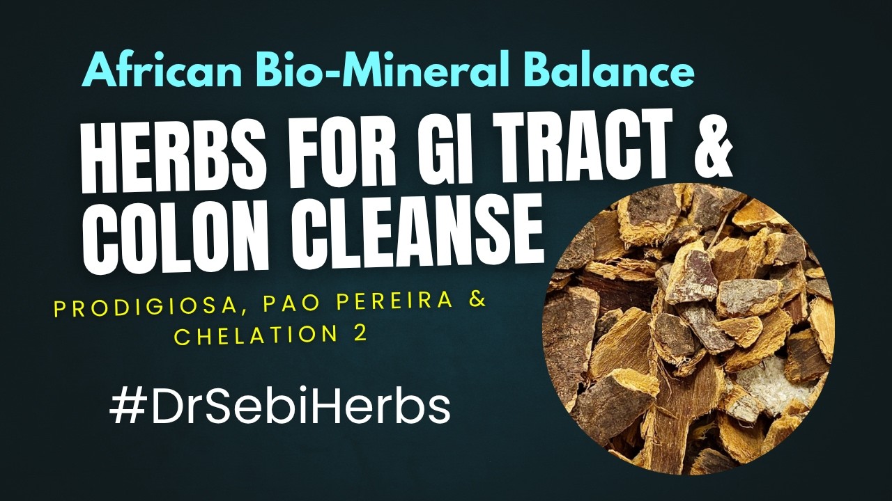 AFRICAN BIO-MINERAL BALANCE HERBS For GI Tract & Colon Cleanse | Prodigiosa, Pao Pereira & More