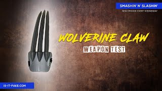 [X-MEN] Slashing items in real life with this Wolverine claws! It was crazy!