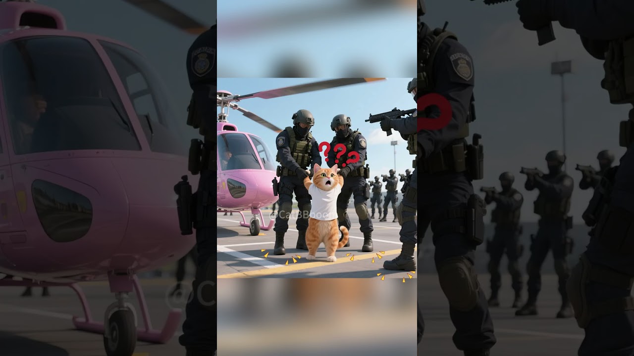 Oh no, that's the kitten's helicopter. 