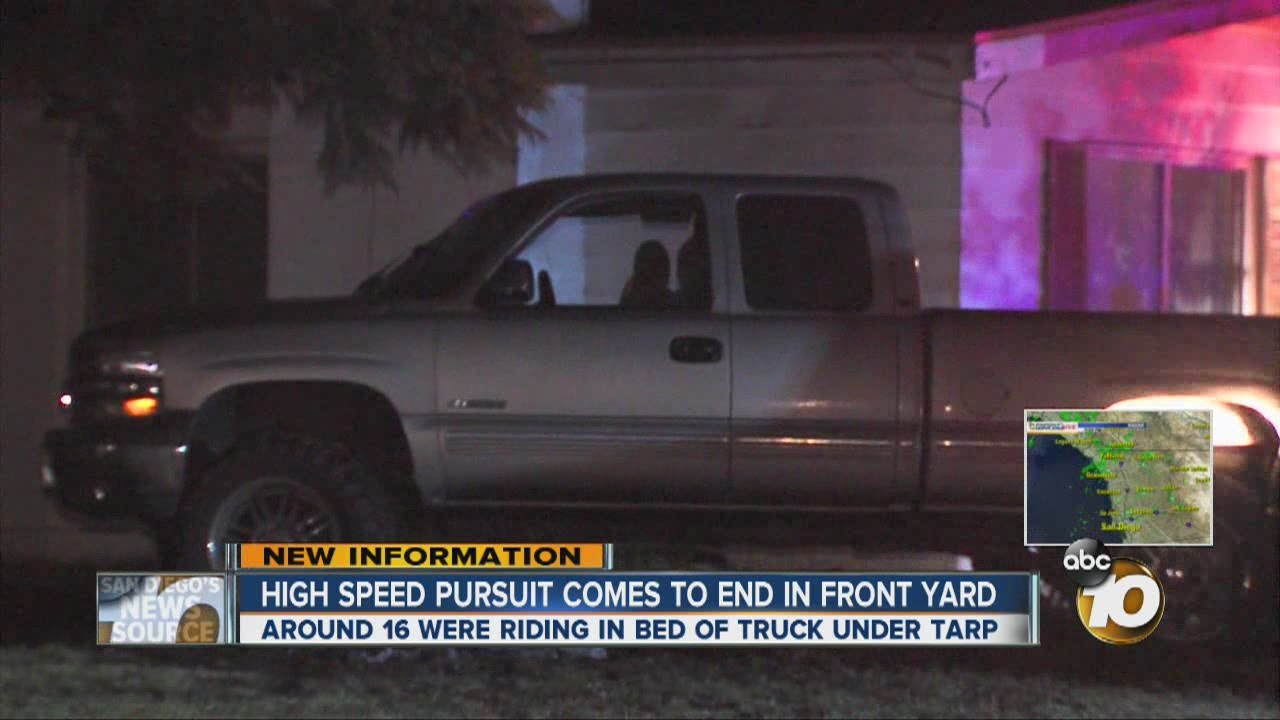 Highspeed chase ends in crash in El Cajon yard YouTube