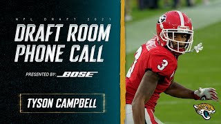 Tyson Campbell gets the Draft Call | Exclusive: Inside the Draft Room