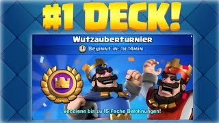 DAS BESTE DECK für DAS WUTZAUBERTURNIER ! (easy siege) | Clash Royale Deutsch