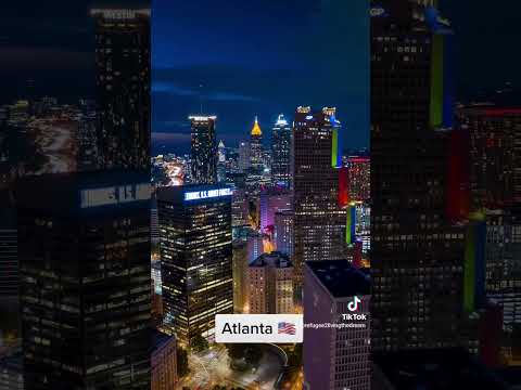 My Hometown Atlanta (ATL) 🇺🇸 😍 #TravelVlog #Travel #Atlanta #ATL #USA #Drone