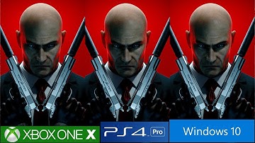 Hitman Absolution And Blood Money - PS4 Pro vs PC vs Xbox One X [4K/60fps]