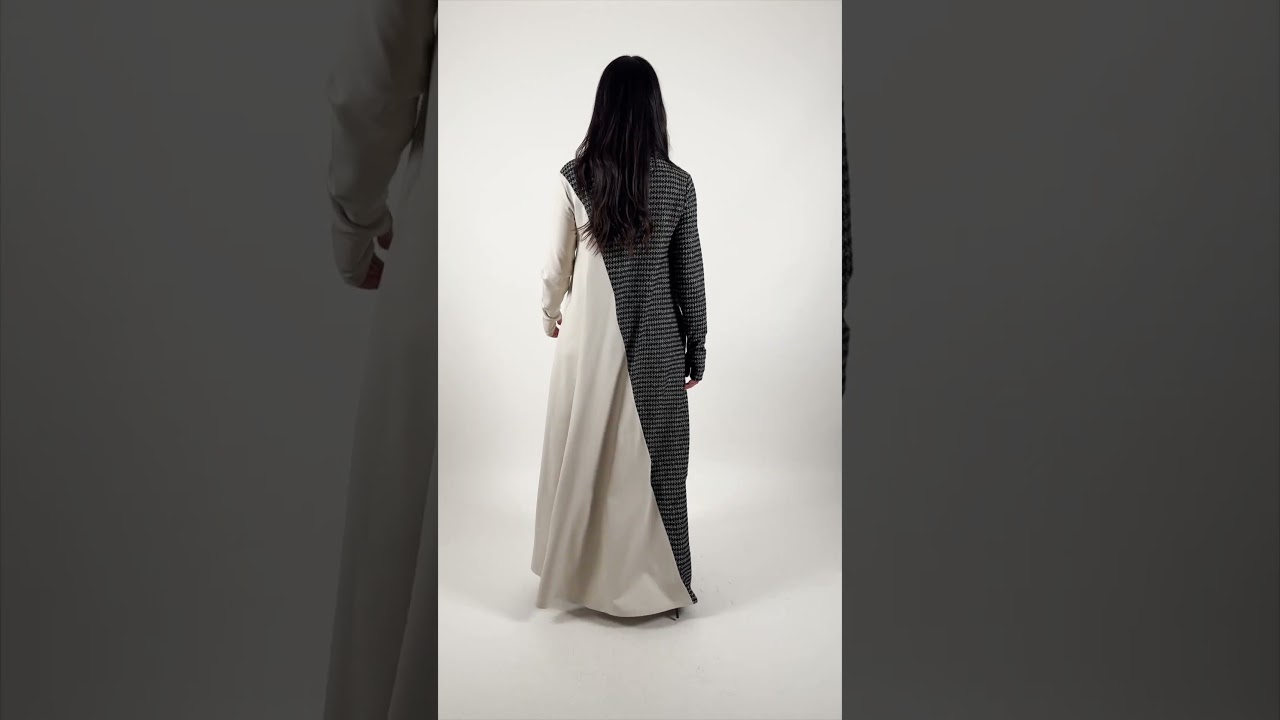 A Line Turtleneck Dress VIVIAN  