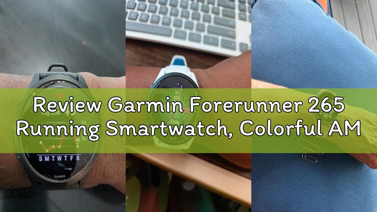 Review Garmin Forerunner 265 Running Smartwatch, Colorful AMOLED Display, Training Metrics and Recov