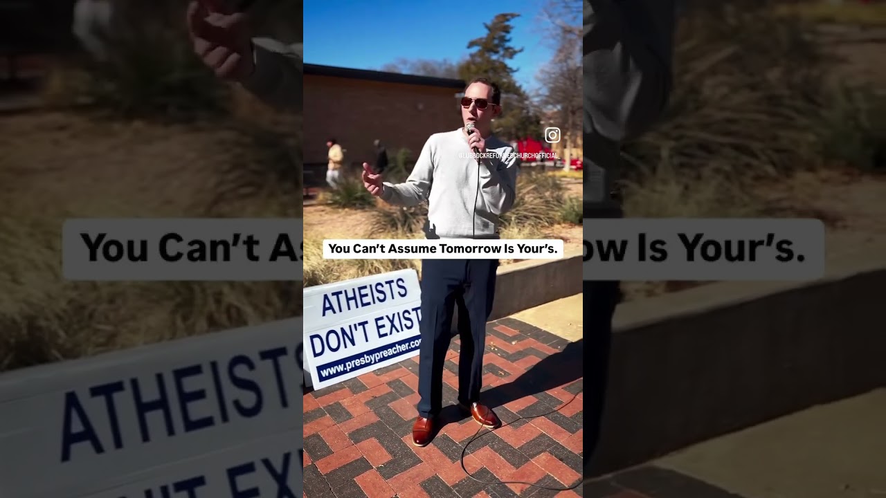 Proclaiming the Gospel At Texas Tech Campus. 