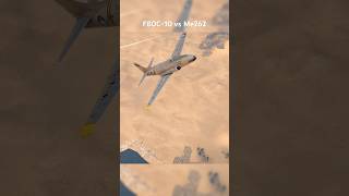 F-80C-10 VS Me262 ☠️☠️ #aircraft #simulator #warthundermoments #warthunder #warthundershorts