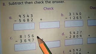 Download Lagu Subtract then check the answer, how to subtract then check answer? MP3