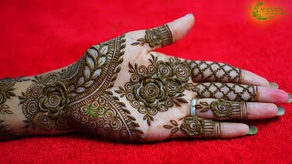 Beautiful Style Mehndi Design 2021 Simple Arabic Mehndi Design Front