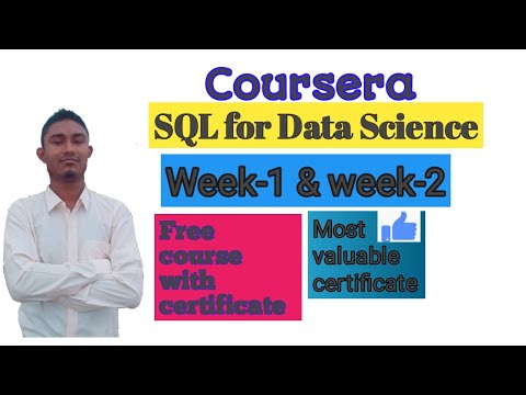 SQL for data science coursera quiz answer week 1-2||SQL for data science quiz solutions week 1-2