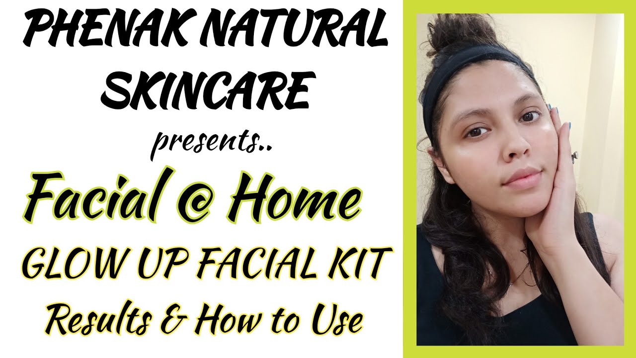 Facial at home/Glow up facial Kit results/how to use/Natural facial Kit/diy Skincare/minimal