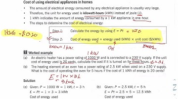 GCE O Level: Physics CH19 Practical Electricity