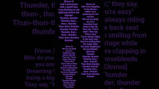 Download Lagu the lyrics of thunder image dragon MP3