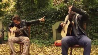 Video thumbnail of "I Want Out (Helloween) Acoustic - Thomas Zwijsen & Ben Woods (Master Guitar Tour)"