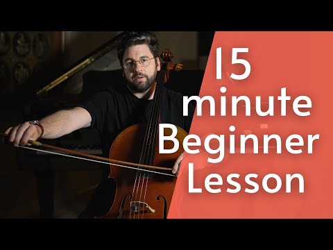 15 Minute Beginner Cello Lesson  Adult Cello