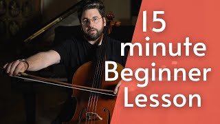 15 Minute Beginner Cello Lesson | Adult Cello