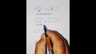 ildizdan chiqarishni oʻrganamiz(Square Root Tricks) #maths#magic#mathstricks#shorts#viral#trending
