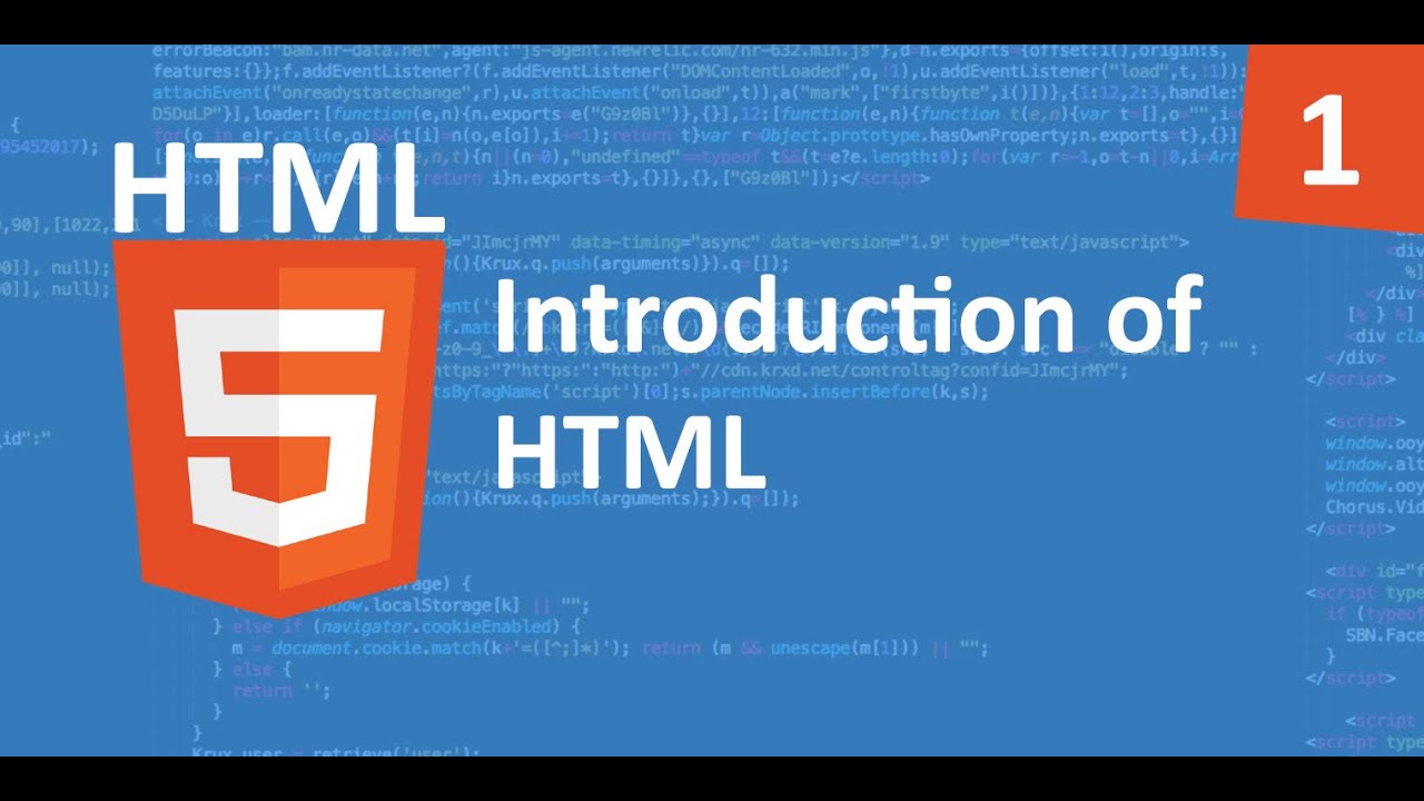 html language presentation