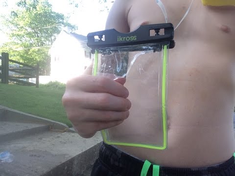 THE BEST WATERPROOF IPHONE POUCH!!! iKross Waterproof Pouch!