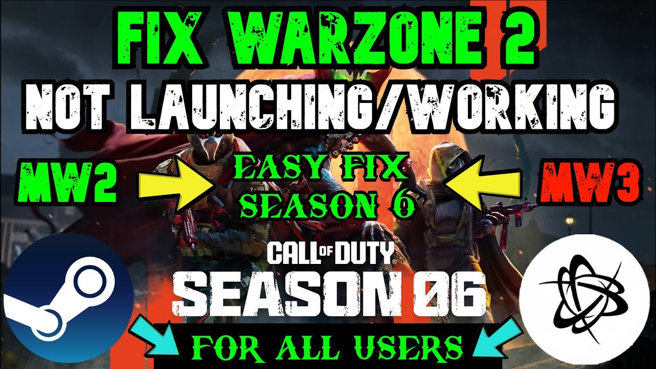 Fix Warzone 2 Crashing & Not Launching Error - Steam & Battlenet