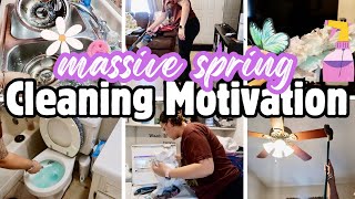 🥵MASSIVE SPRING CLEANING MOTIVATION | SATISFYING SMALL HOUSE DEEP CLEAN WITH ME | SPEED CLEANING