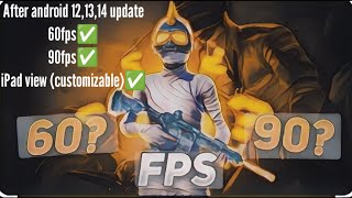 ✅✅60fps and 90fps Unlocked after android 11,12,13 and 14 update (full and easy tutorial).💪🏻💪🏻 screenshot 1