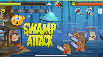 Swamp Attack |Swamp Attack New Level Unlocked | #gameplay |#swampattack |#swampattackgameplay