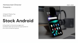 The STOCK ANDROID Theme You Desperately NEEDED ! screenshot 5