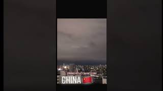 Strange Sky Phenomena During Storm In China  Uap  Supernatural Light Patterns  Ufo