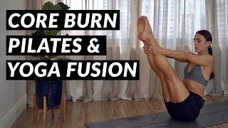 50 MIN PILATES YOGA WORKOUT // Total Body Flow For Core &amp; Weight Loss