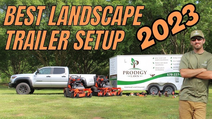 2023 Lawn Care Setup! Enclosed Trailer #lawncare #equipment 