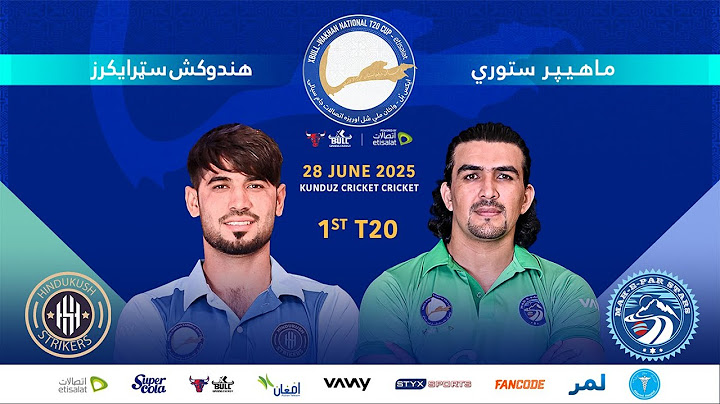 LIVE: Hindukush Strikers VS Mahipar Stars | Match 2 | Wakhan National T20 Cup | June 28 | Kunduz