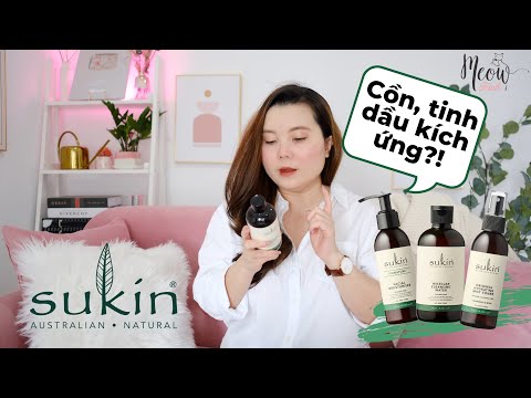 Video: Sukin Oil Balancing Clarifying Facial Tonic Xem lại