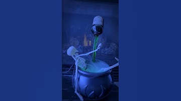 Cauldron Halloween Floating Potion Bottle